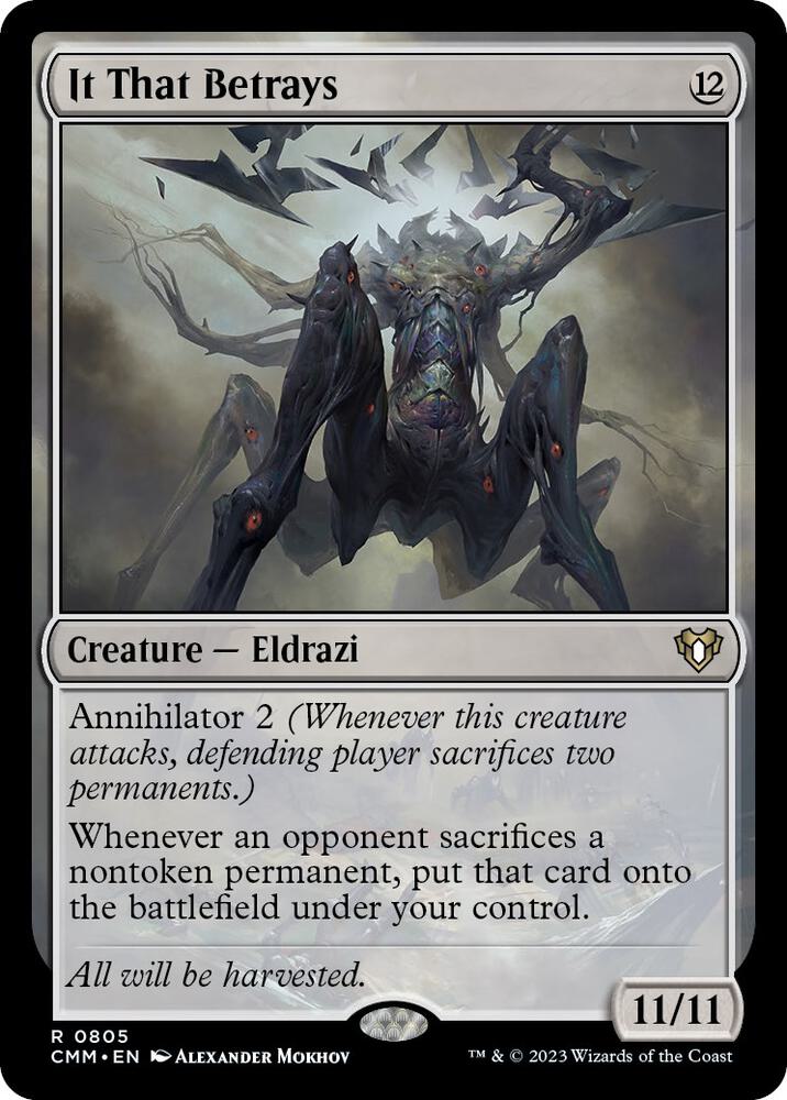 It That Betrays [Commander Masters] 805