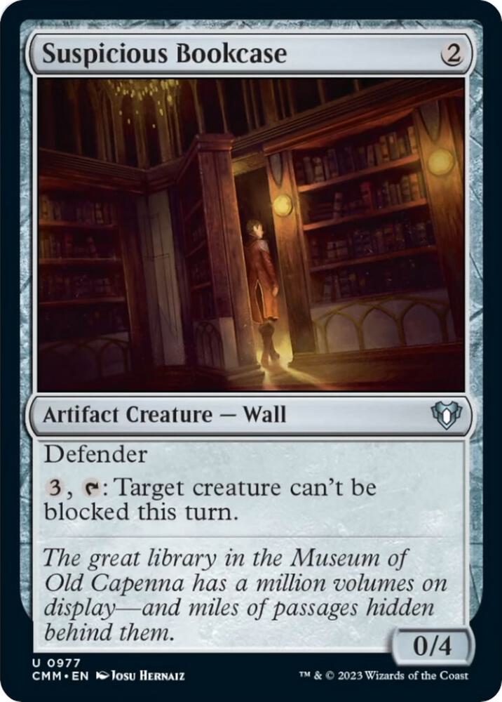 Suspicious Bookcase [Commander Masters] 977