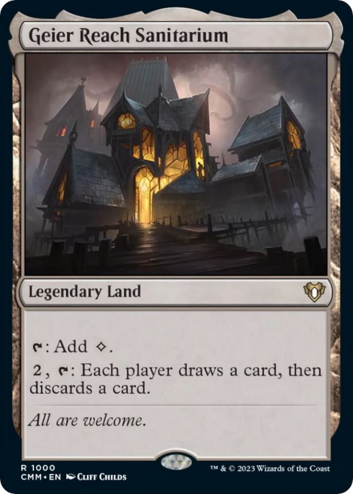 Geier Reach Sanitarium [Commander Masters] 1000