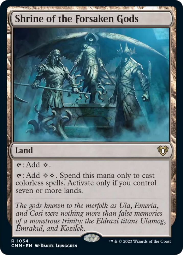 Shrine of the Forsaken Gods [Commander Masters] 1034