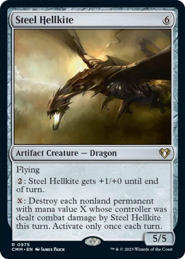 Steel Hellkite [Commander Masters] 975