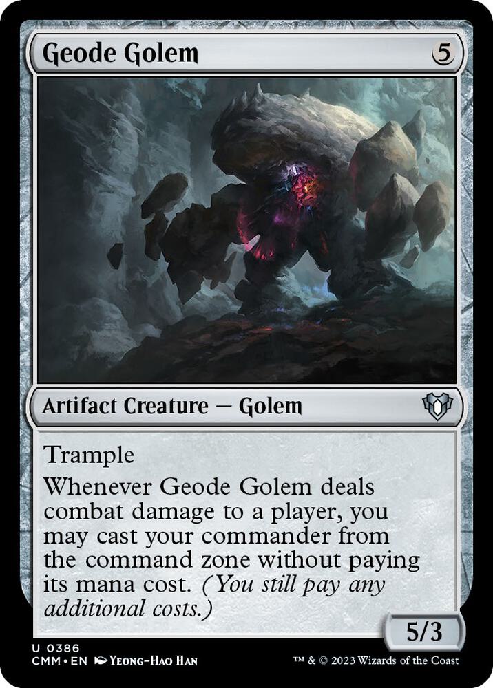 Geode Golem [Commander Masters] 386