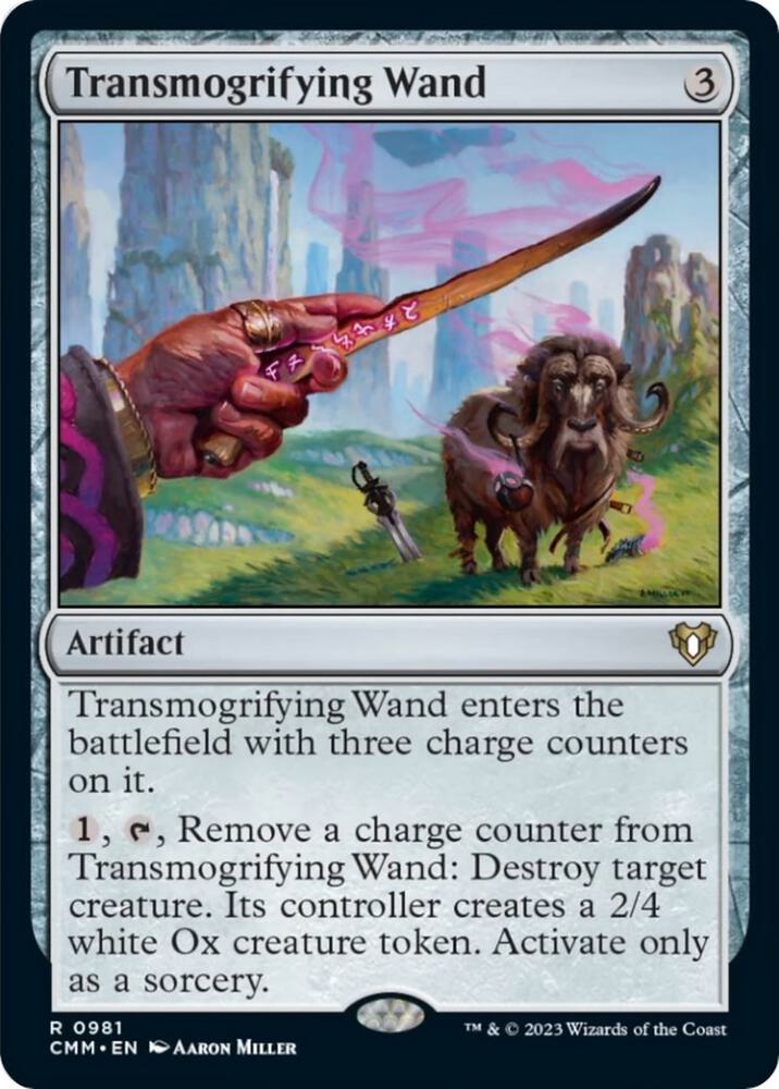 Transmogrifying Wand [Commander Masters] 981