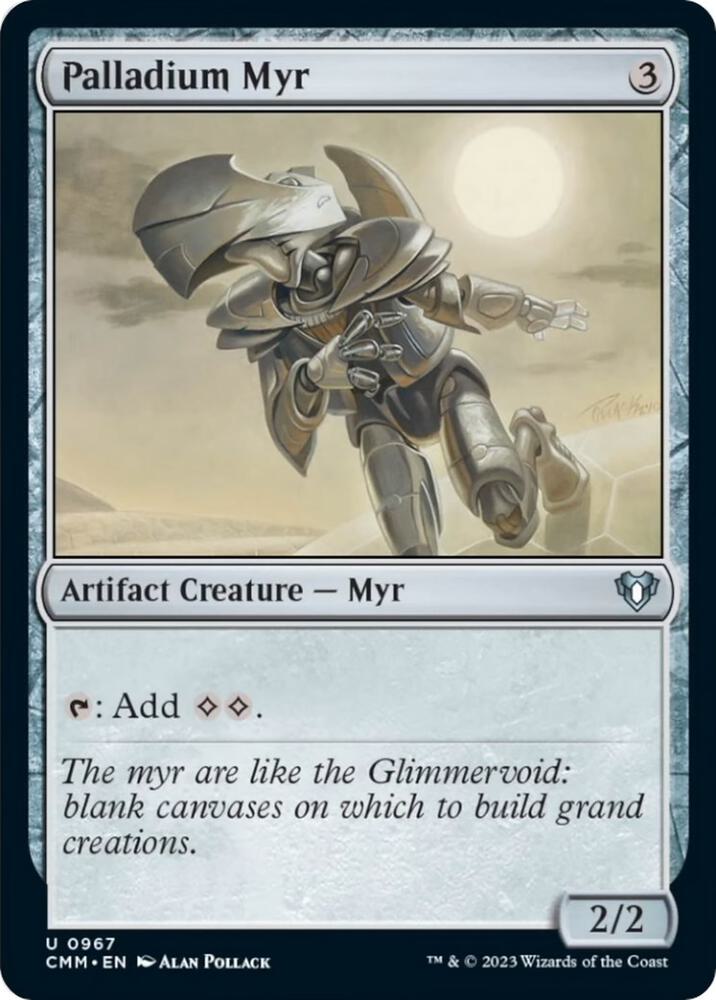 Palladium Myr [Commander Masters] 967