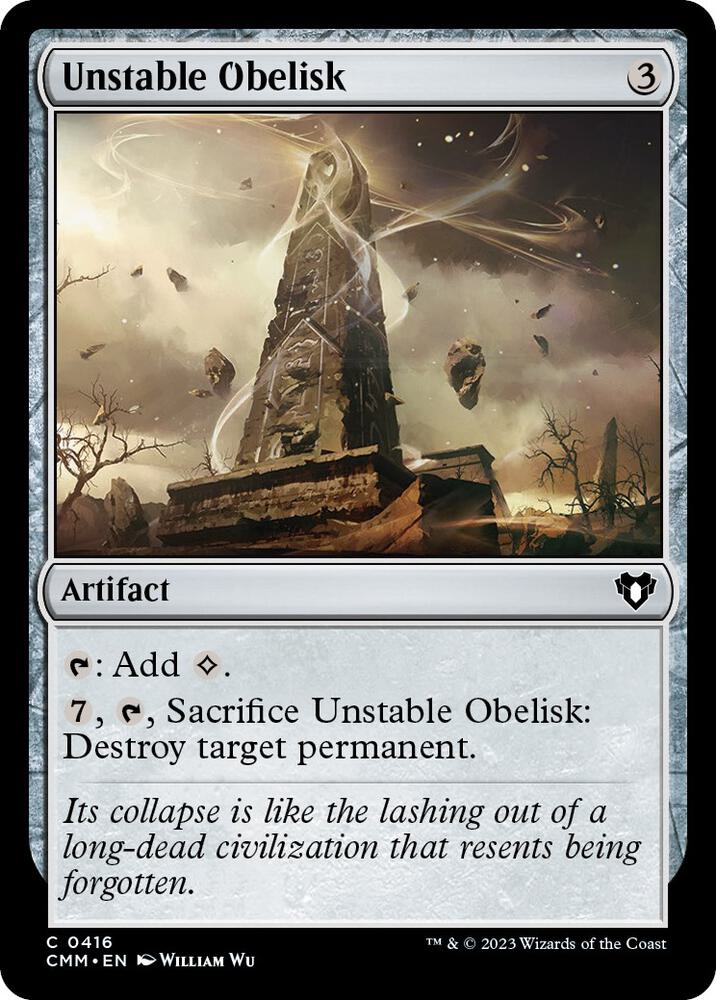 Unstable Obelisk [Commander Masters] 416