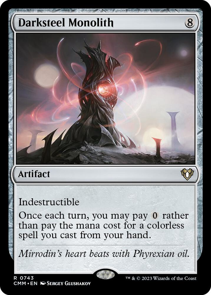 Darksteel Monolith [Commander Masters] 743