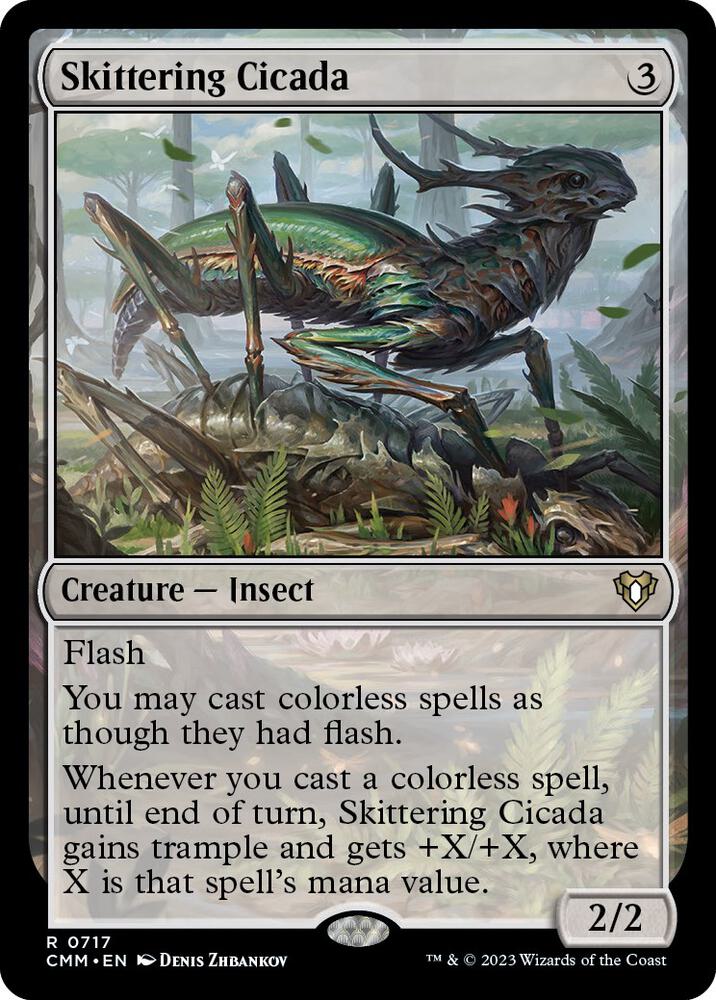 Skittering Cicada [Commander Masters] 717