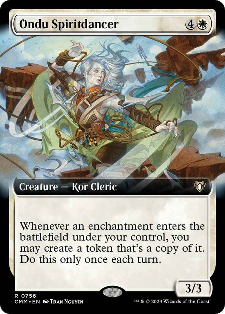 Ondu Spiritdancer (Extended Art) [Commander Masters] 756
