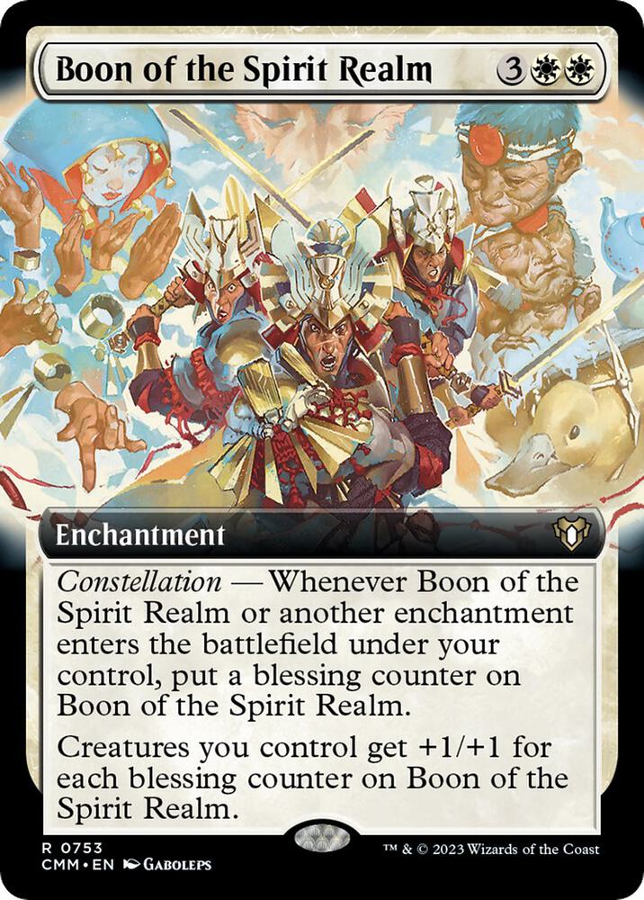 Boon of the Spirit Realm (Extended Art) [Commander Masters] 753