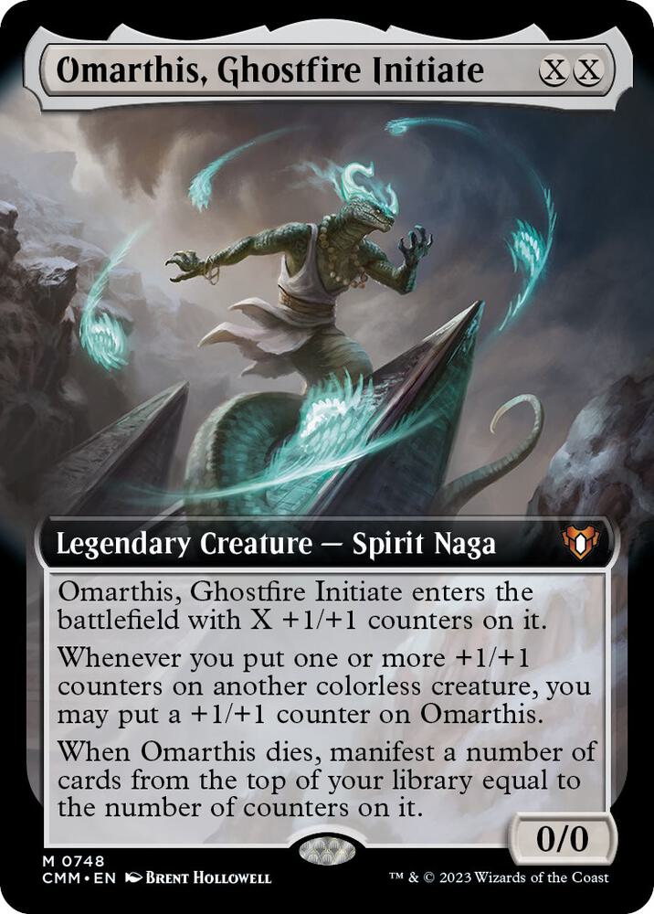 Omarthis, Ghostfire Initiate (Extended Art) [Commander Masters] 748