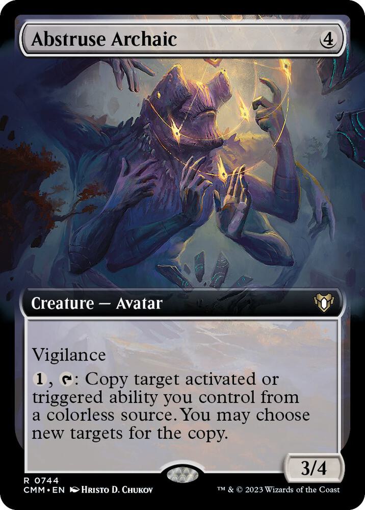 Abstruse Archaic (Extended Art) [Commander Masters] 744