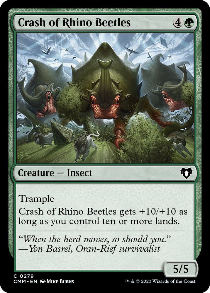Crash of Rhino Beetles [Commander Masters] 279