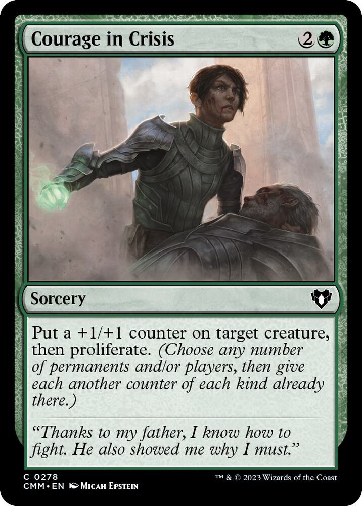Courage in Crisis [Commander Masters] 278