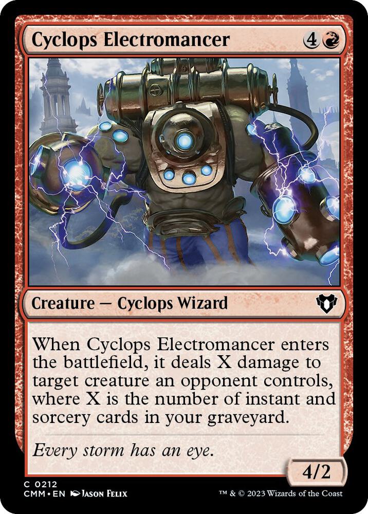 Cyclops Electromancer [Commander Masters] 212