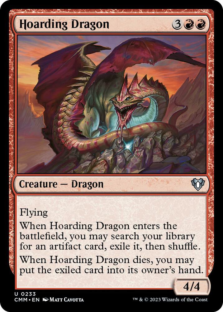 Hoarding Dragon [Commander Masters] 233