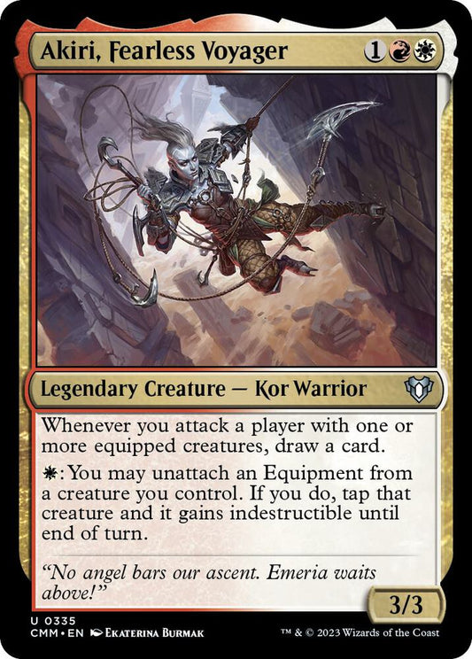 Akiri, Fearless Voyager [Commander Masters] 335