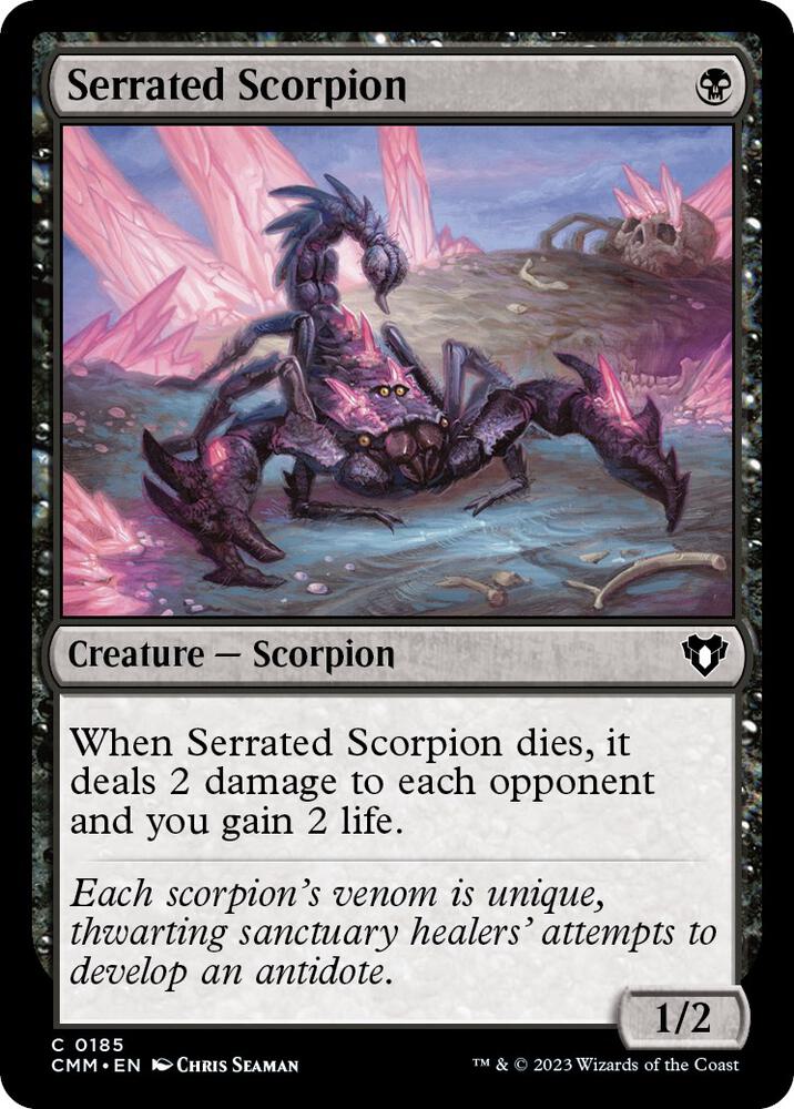 Serrated Scorpion [Commander Masters] 185