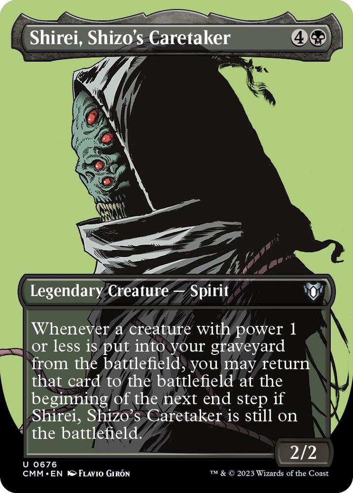 Shirei, Shizo's Caretaker (Borderless) [Commander Masters] 676