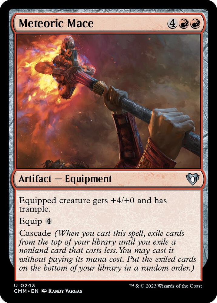 Meteoric Mace [Commander Masters] 243