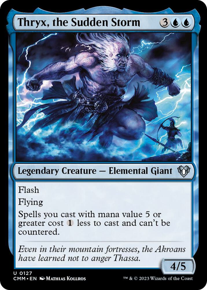 Thryx, the Sudden Storm [Commander Masters] 127