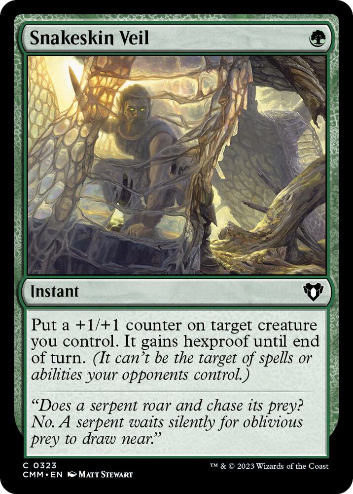 Snakeskin Veil [Commander Masters] 323
