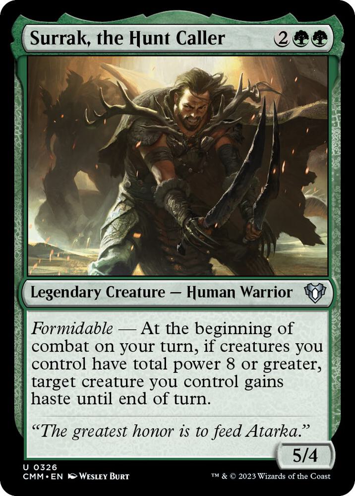 Surrak, the Hunt Caller [Commander Masters] 326