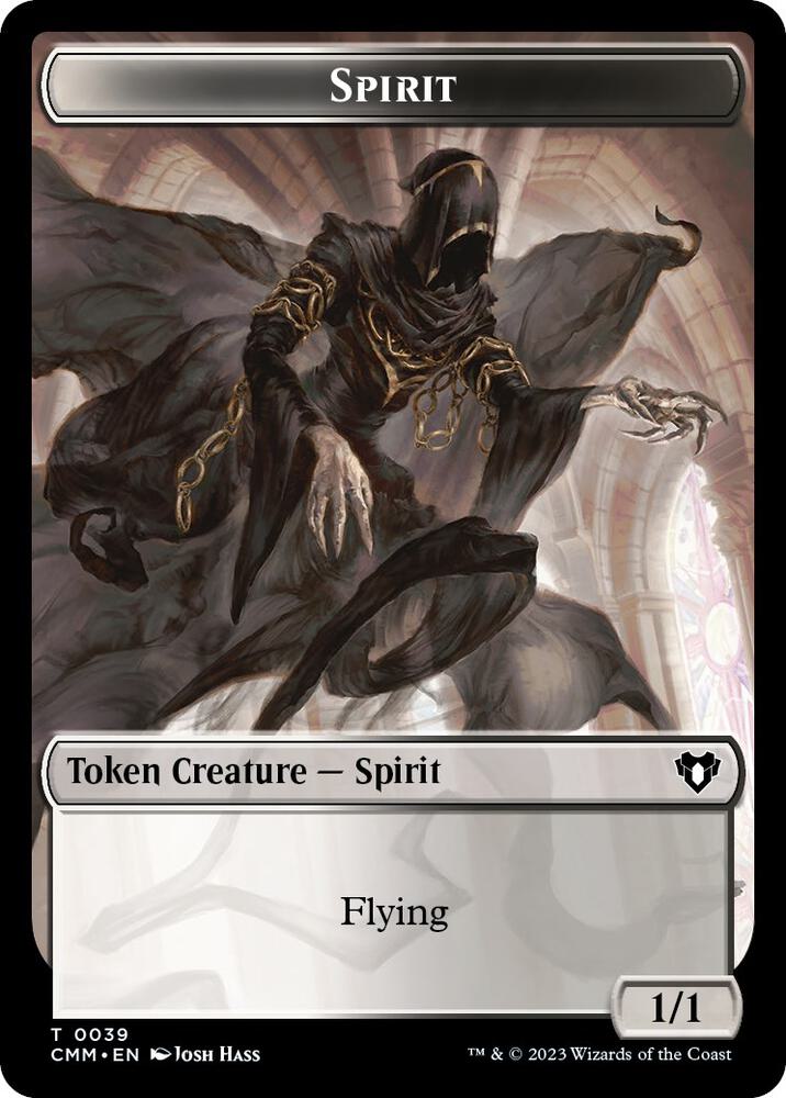 Spirit (0039) // Eldrazi Scion Double-Sided Token [Commander Masters] 39 // 2