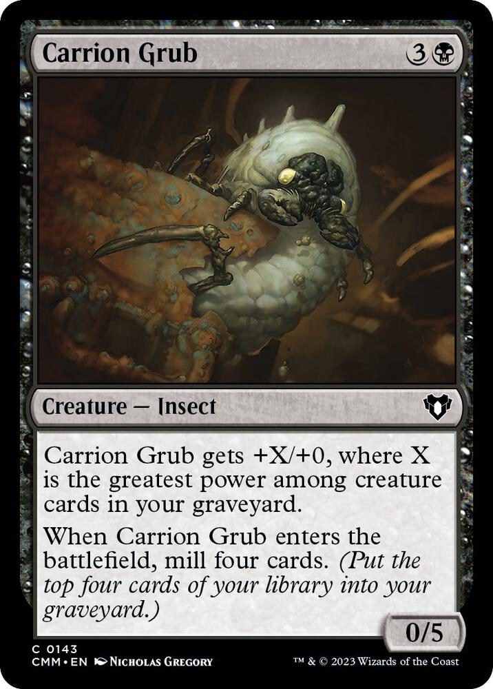 Carrion Grub [Commander Masters] 143