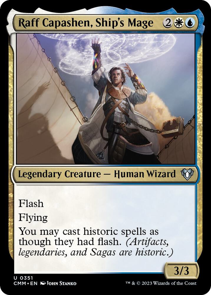Raff Capashen, Ship's Mage [Commander Masters] 351