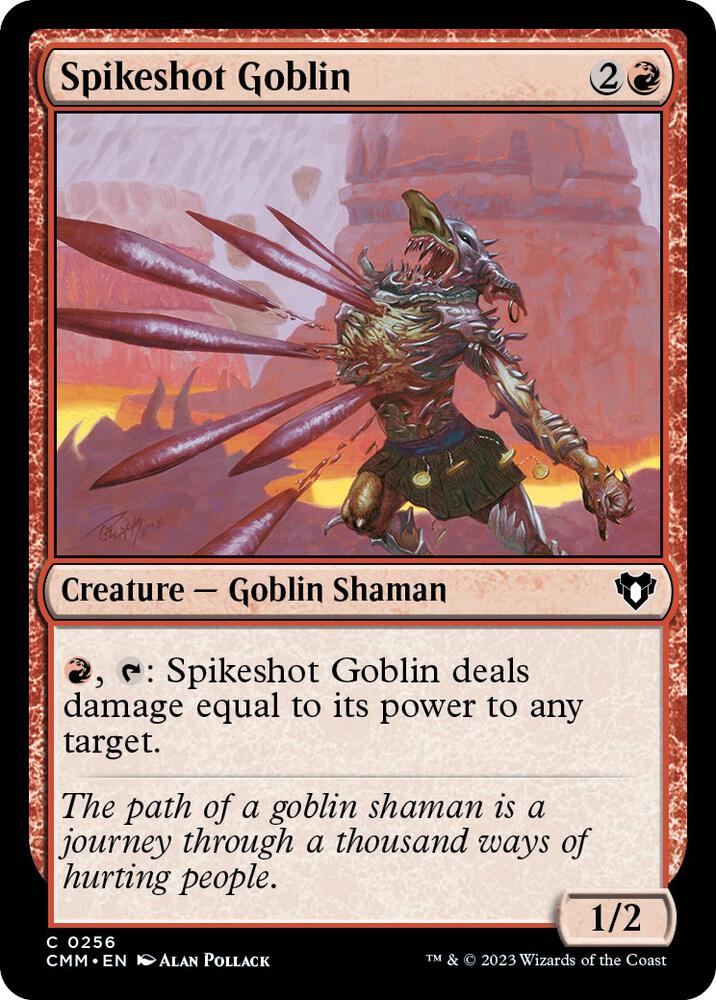 Spikeshot Goblin [Commander Masters] 256