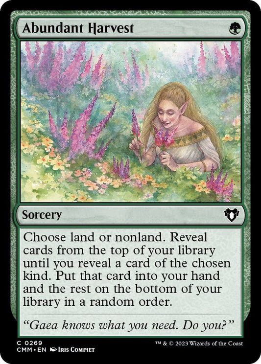 Abundant Harvest [Commander Masters] 269