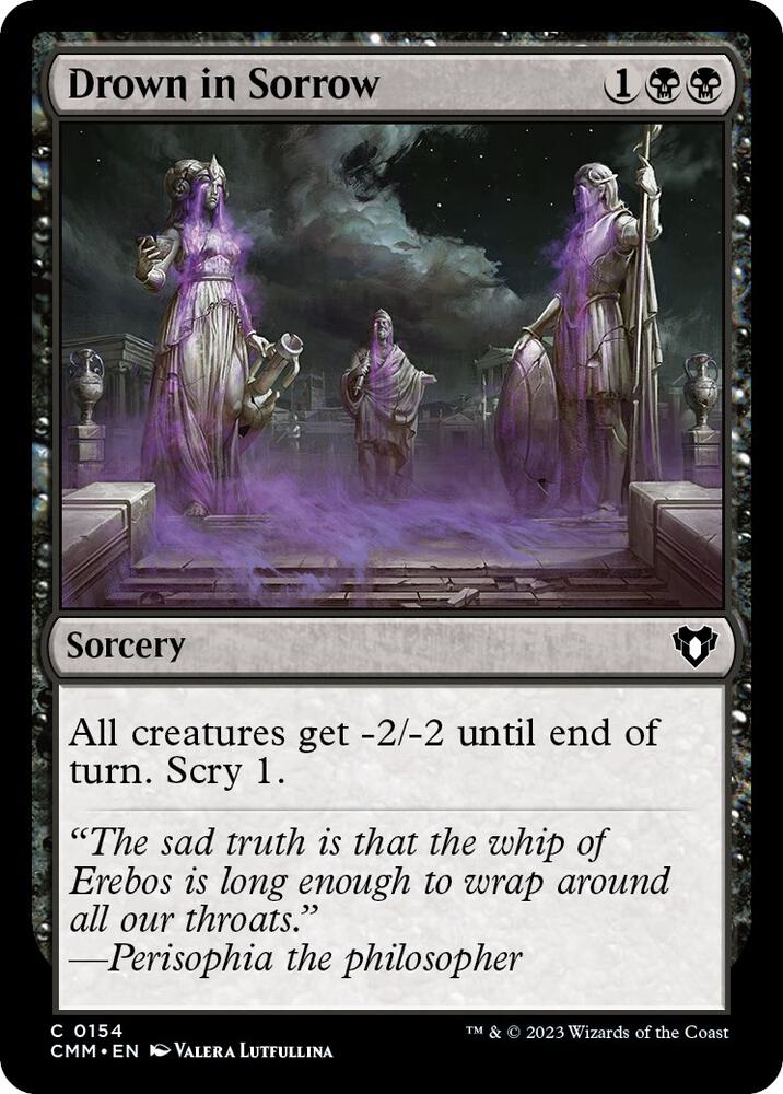 Drown in Sorrow [Commander Masters] 154