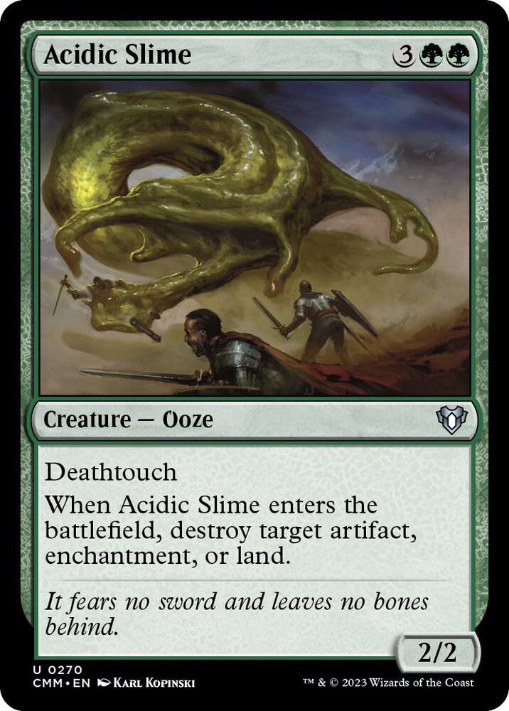 Acidic Slime [Commander Masters] 270
