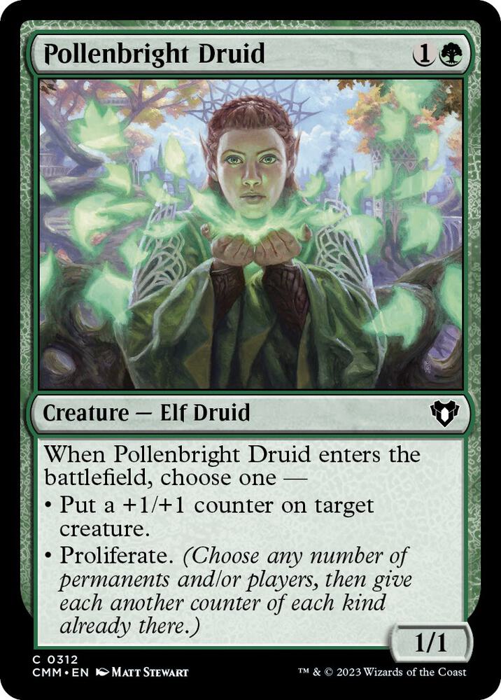 Pollenbright Druid [Commander Masters] 312