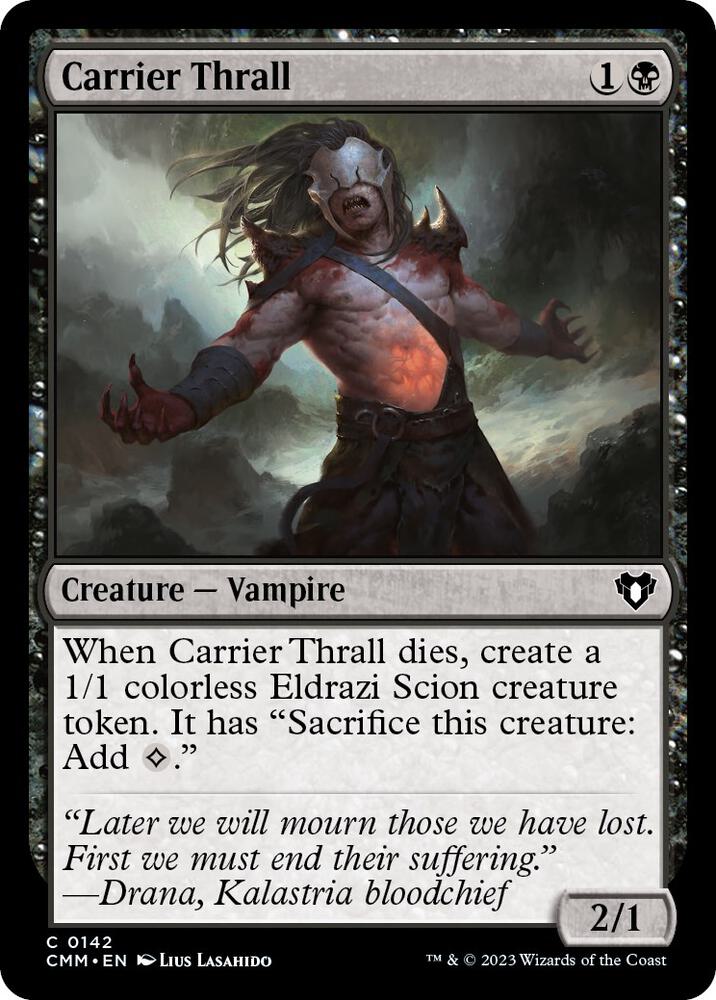 Carrier Thrall [Commander Masters] 142