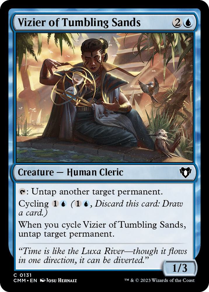 Vizier of Tumbling Sands [Commander Masters] 131