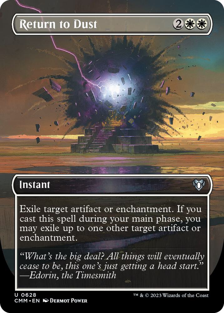 Return to Dust (Borderless) [Commander Masters] 628