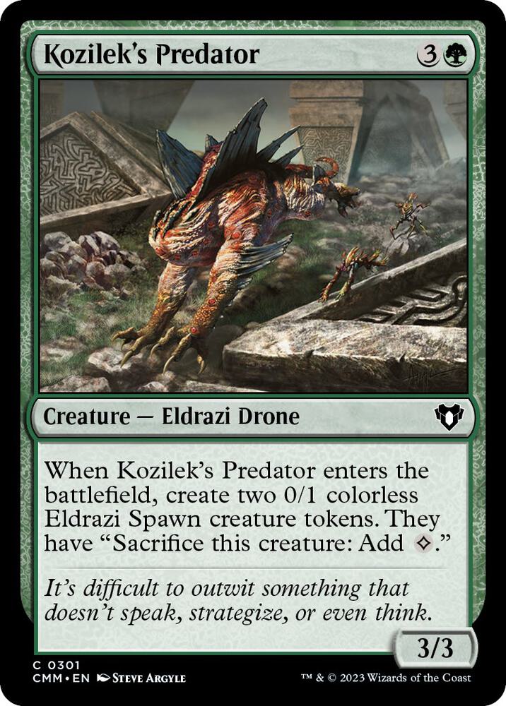 Kozilek's Predator [Commander Masters] 301