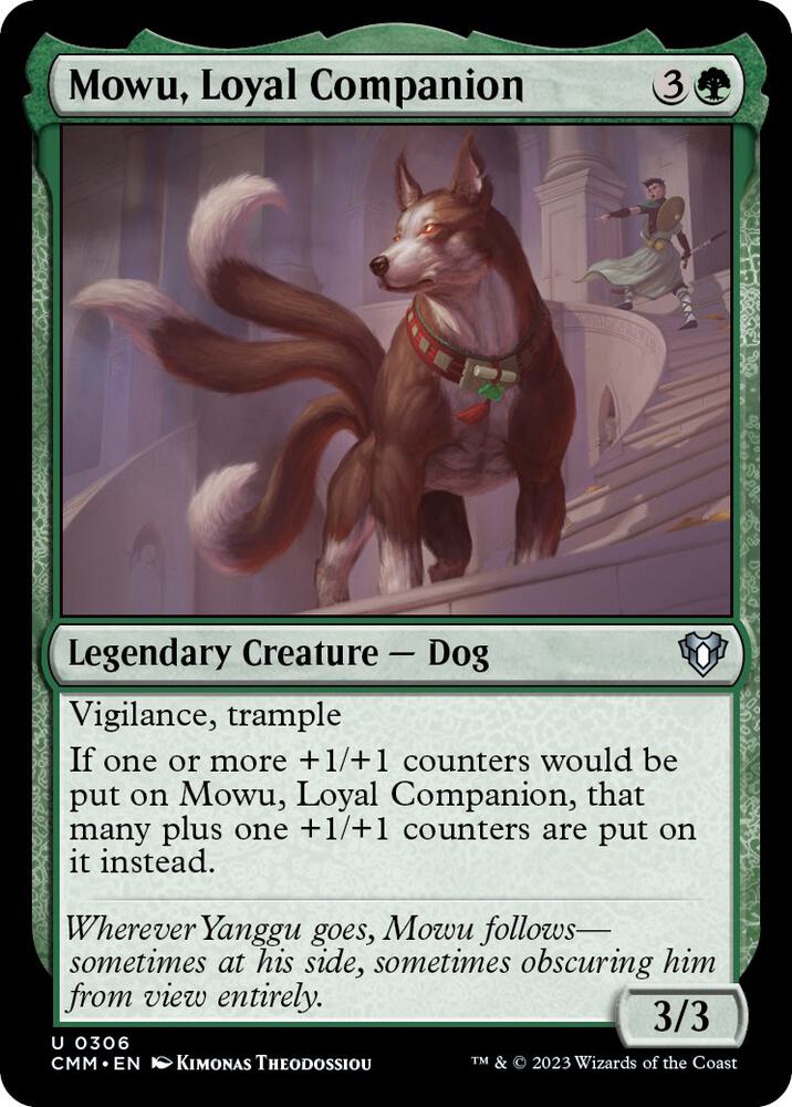 Mowu, Loyal Companion [Commander Masters] 306
