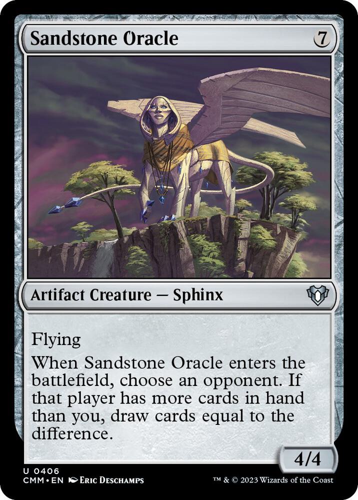 Sandstone Oracle [Commander Masters] 406