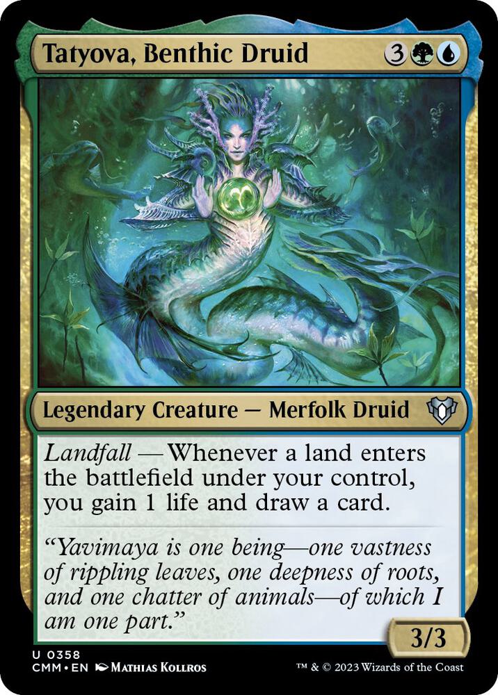 Tatyova, Benthic Druid [Commander Masters] 358