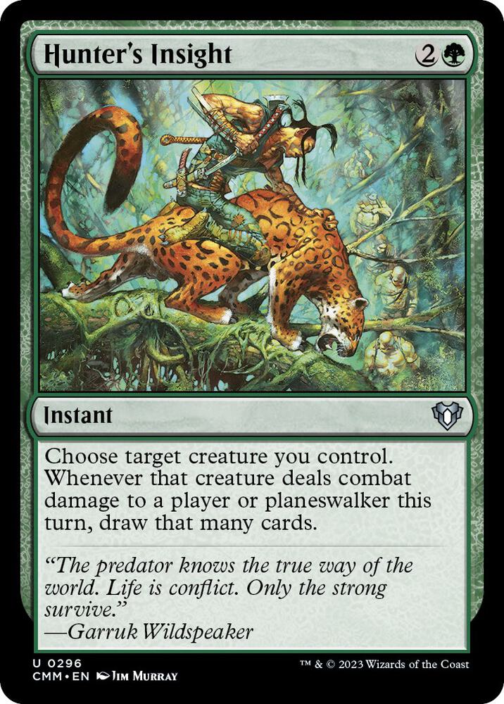 Hunter's Insight [Commander Masters] 296
