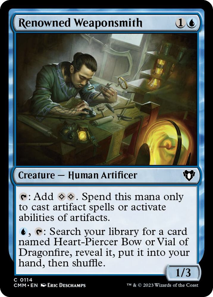 Renowned Weaponsmith [Commander Masters] 114