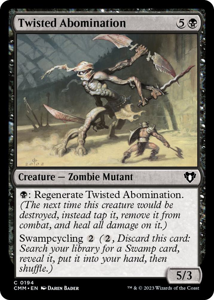 Twisted Abomination [Commander Masters] 194