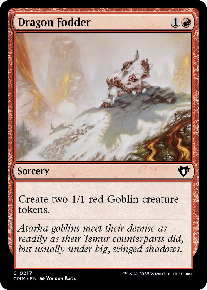 Dragon Fodder [Commander Masters] 217