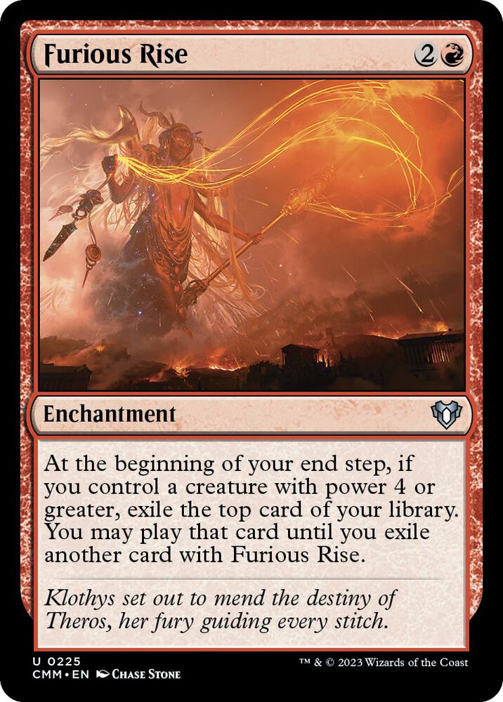 Furious Rise [Commander Masters] 225