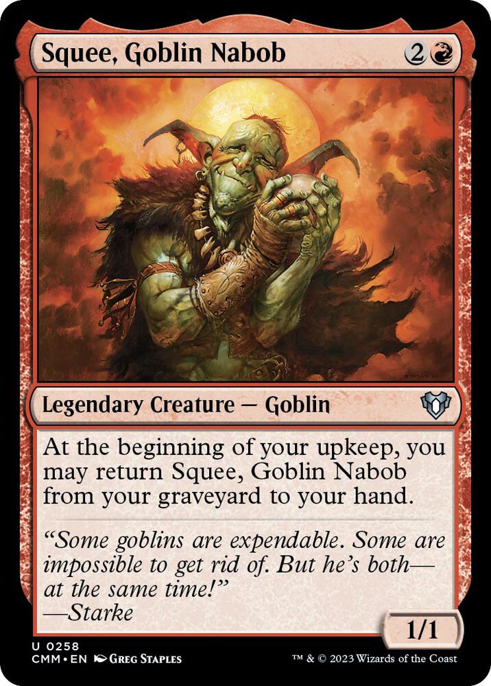 Squee, Goblin Nabob [Commander Masters] 258