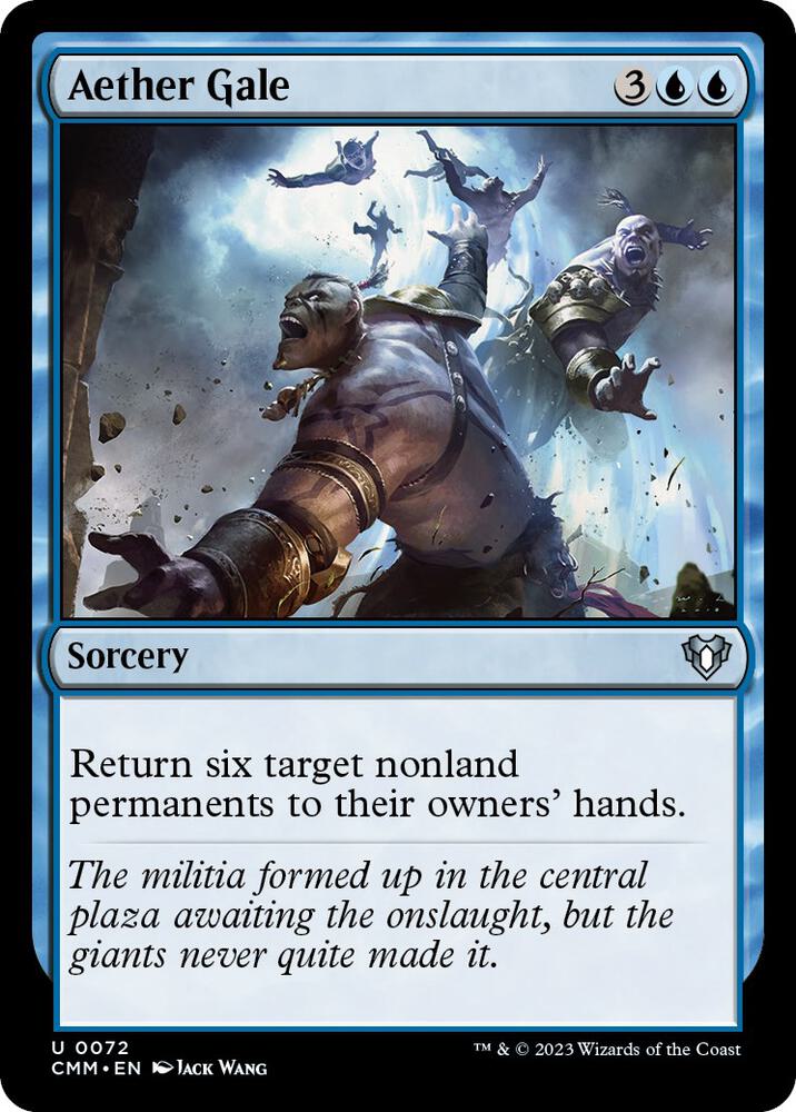 Aether Gale [Commander Masters] 72