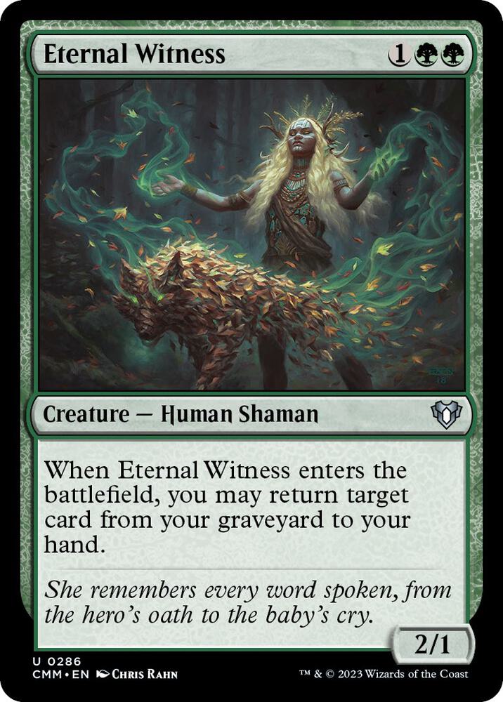 Eternal Witness [Commander Masters] 286