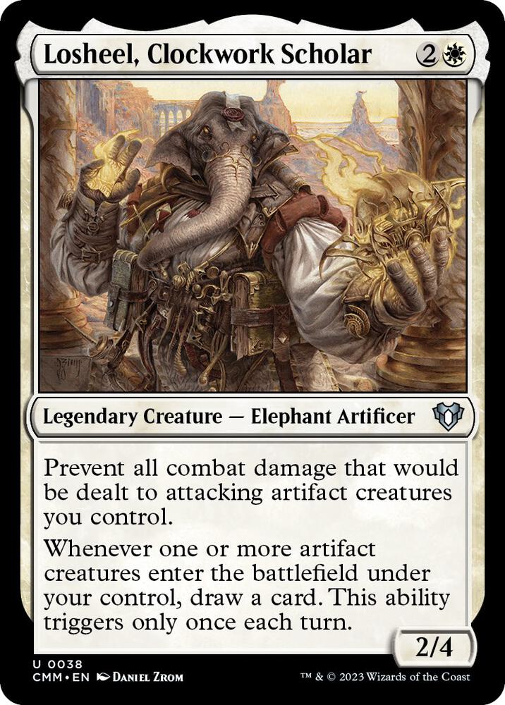 Losheel, Clockwork Scholar [Commander Masters] 38